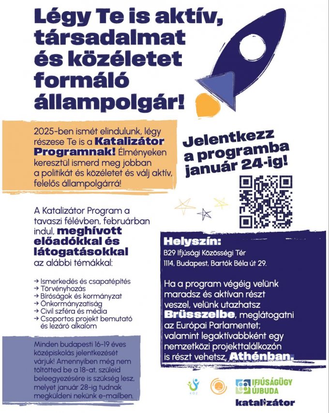 Katalizátor Program - Közéleti képzés középiskolásoknak