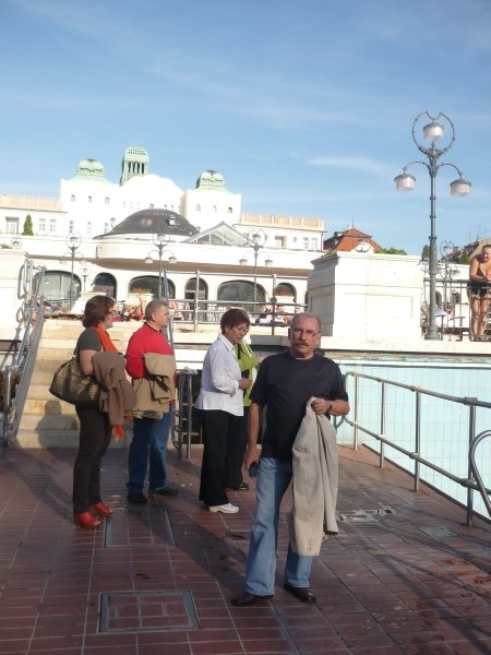 Lengyel delegáció a Gellért Fürdőben Lengyel delegáció a Gellért Fürdőben