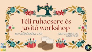 Téli ruhacsere és javító workshop
